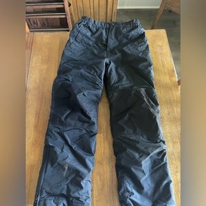 Lands end snow pants black